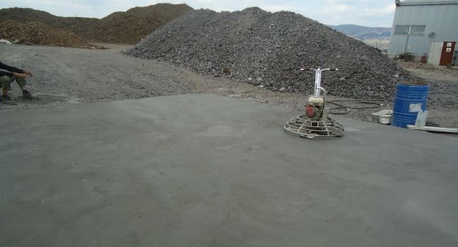 Άμμος βιομηχανικών δαπέδων εφαρμογή με ίνες